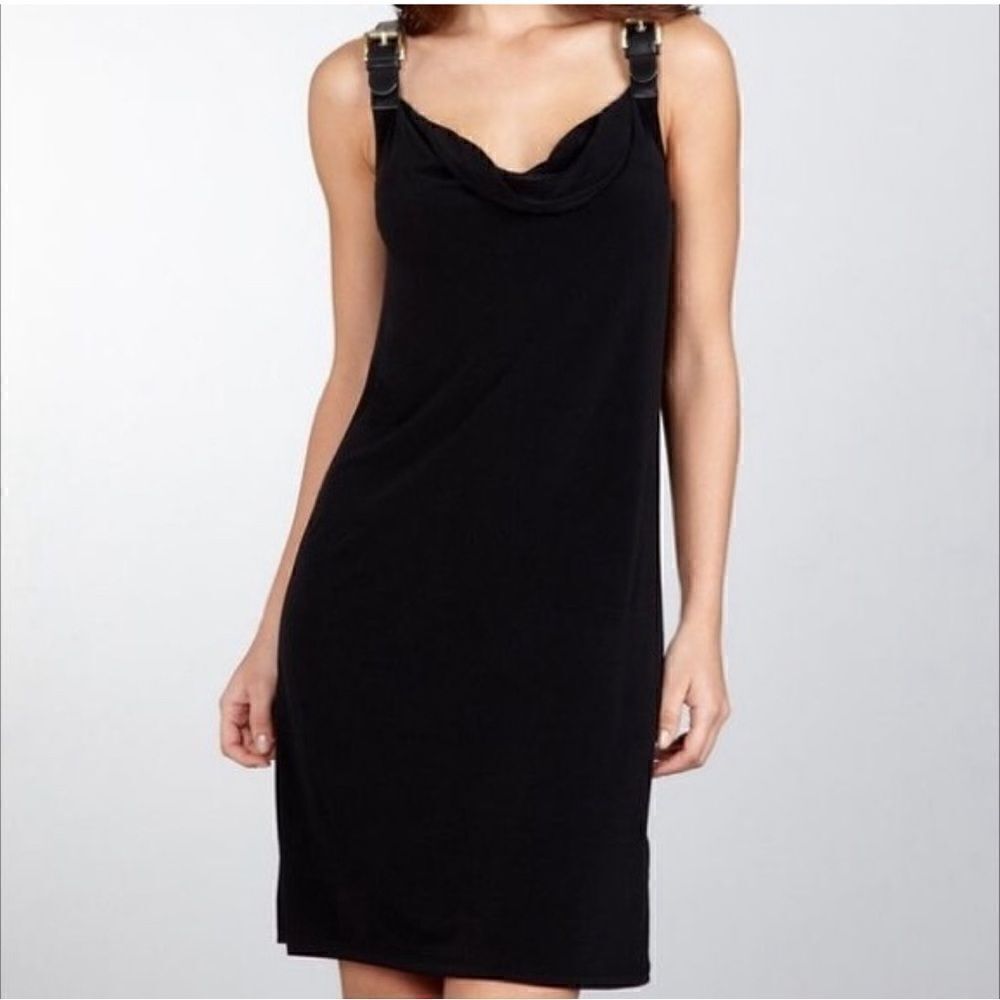 Michael Kors Black Buckle Strap Dress